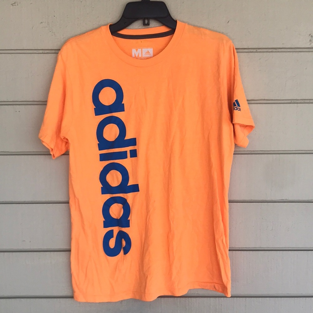Men’s Orange Adidas Organic T-Shirt Size Medium